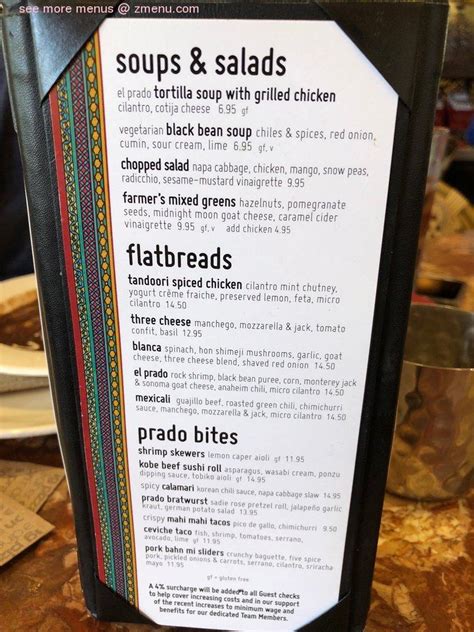 prada cafe menu prices|the prado balboa park menu.